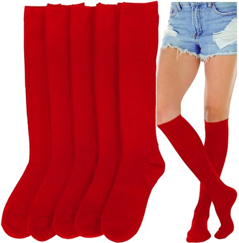 Image of ToBeInStyle Women's Pack of 6 or 12 Knee High Socks