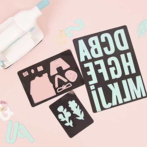 Image of Craftelier - Set of 6 Clear Plastic Sleeves with Compartments of Various Sizes and 14 Black Magnetic Sheets | Compatible with Stamp and Die Organiser | Size Approx. 6 inch x 8 inch (15.24 x 20.32 cm)