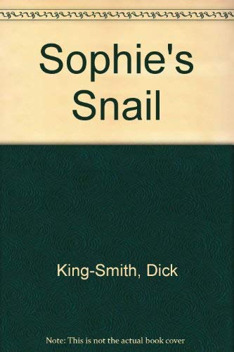 Sophie's Snail 0744508207 Book Cover