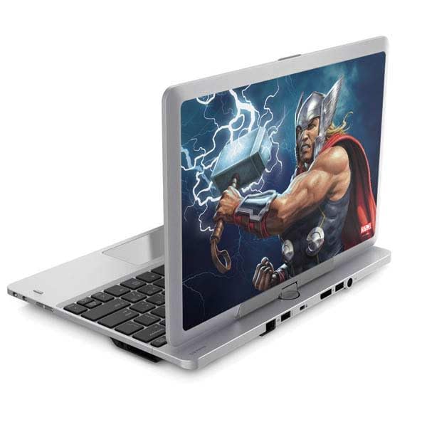 Skinit Decal Tablet Skin Compatible with Elitebook Revolve 810 - Officially Licensed Marvel Thor Thor and Mjolnir Design