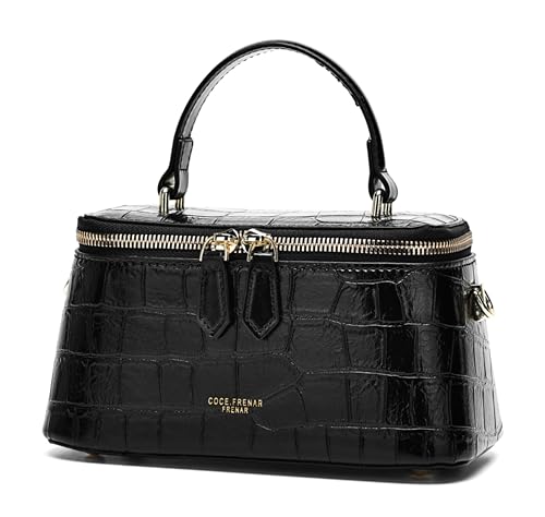 COC.EFRENAR Croc Embossed Shoulder Bag