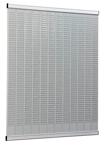 Nobo 1900393 Kartentafel-Zubehör Kartenträger für Stecksystem, Index 2, 1 Stück, grau