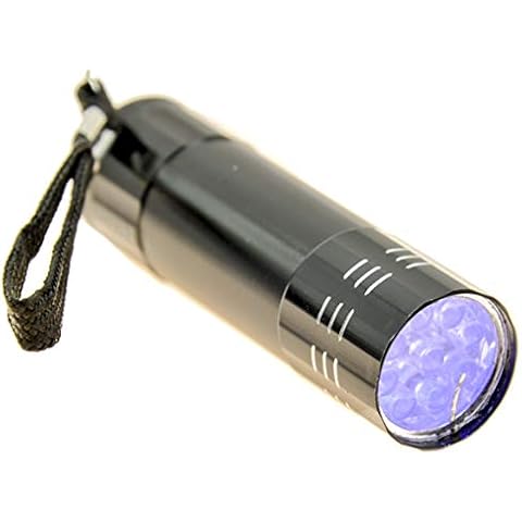 PROtastic® UV Ultra Violet Torch Flashlight 395nm - Spot Fraud & Paranormal Ghost Hunting Cover