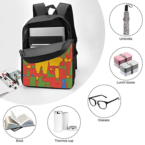 Sac à dos d'école 17 pouces unisexe avec imprimé 3D pour loisirs