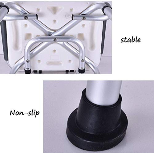 Tabouret de douche confort blanc pour assise stable 150kg - 4