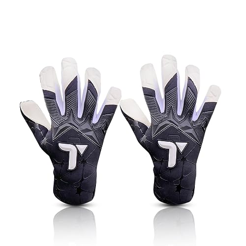 TIGEAR Adult Nexus Series Professional GK Goalie Gloves with 3.5mm Contact German Latex
