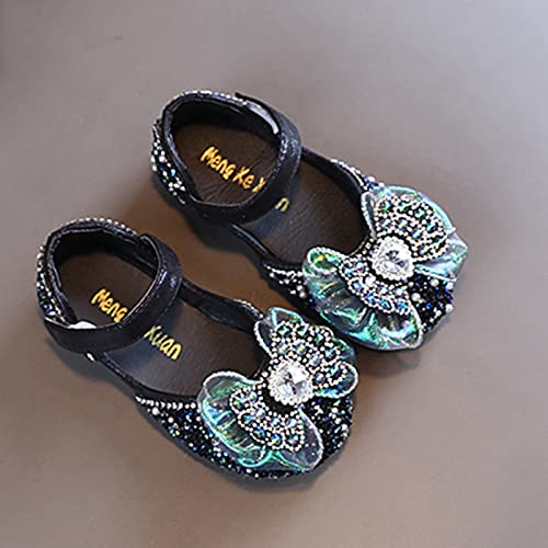 Toddler Girls Mary Jane Ballet Flats Dress Shoes Rhinestones Bows Flower Girl School Party Wedding Sandals3