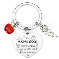 Cadeau Maîtresse Porte Clef Maîtresse Porte Clés Maîtresse Cadeau Merci Cadeau Femme Cadeau Anniversaire Femme Porte Clef Merci Porte Cle Maîtresse d'École Porte Clef Merci Maîtresse Merci Cadeau (8)