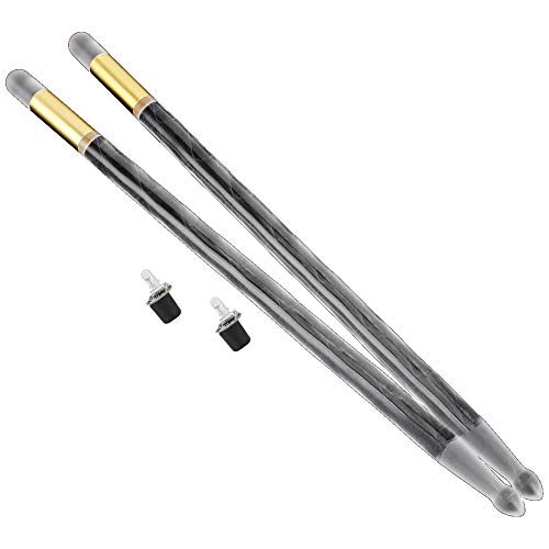 2 piezas de baquetas para batería con luces LED que se encienden con el movimiento, modelo 5A, ideales para eventos nocturnos a gran escala miniatura 4