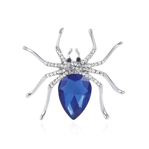Image of YOQUCOL Halloween Spider Shape Brooch Pins for Women Girls Gift