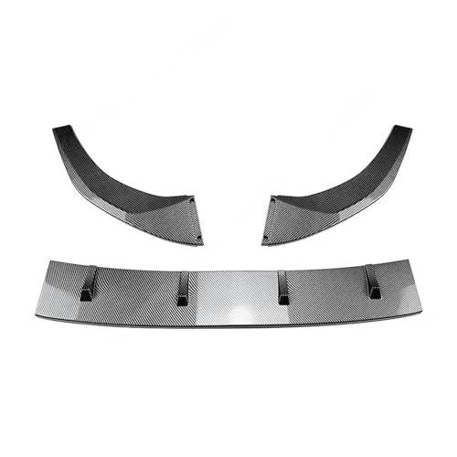 Car Front Bumper Lip Spoiler Splitter Protector Cover Compatible for VW Golf 7 GTI GTD R Rline 2013-2016 ABS Gloss Black Bodykits Tuning(Carbon Look)