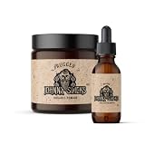 Johnny Slicks Rugged Oil Based Pomade & Beard Oil Bundle - Promotes Healthy Hair Growth and Helps Hy