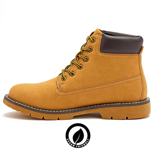 HI-TEC Reznor Soft Toe Men's Work Boots, Vegan Leather, 6 Inch3