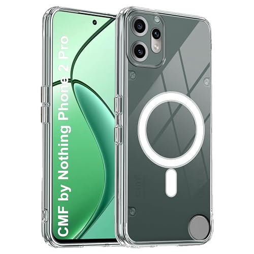 Image of amazon basics Back Case Cover for CMF by Nothing Phone 2 Pro | Compatible for CMF by Nothing Phone 2 Pro Back Cover | Scratch-Resistant Back Cover | Clear