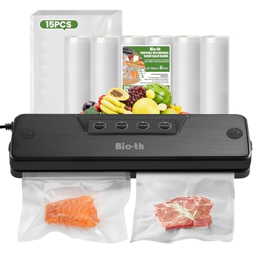 Bio-th Food Vacuum Sealer Machine – Fast & Compact Multi-Functional