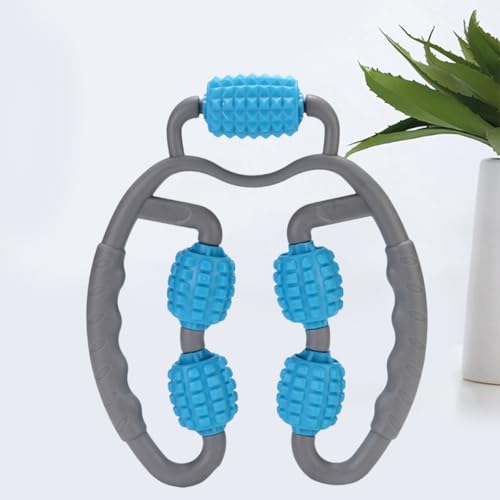 Masajeador de piernas con clip en anillo Healeved, rodillo para relajación muscular y masaje profundo de tejidos, color azul miniatura 3