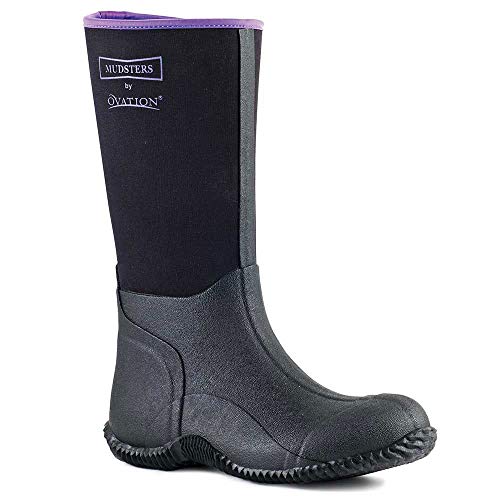 Ovation Mudster Tall Barn Boots 39 Purple
