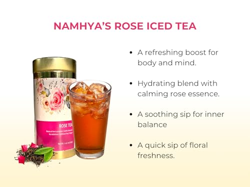 Image of Namhya Rose Tea | Mood Uplift & Skin Glow | 20 Tea Bags