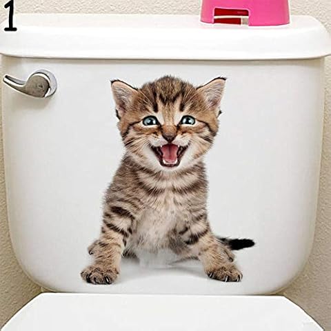 Cartoon Animal 3D Toilet Stickers by BLOMDE Cover