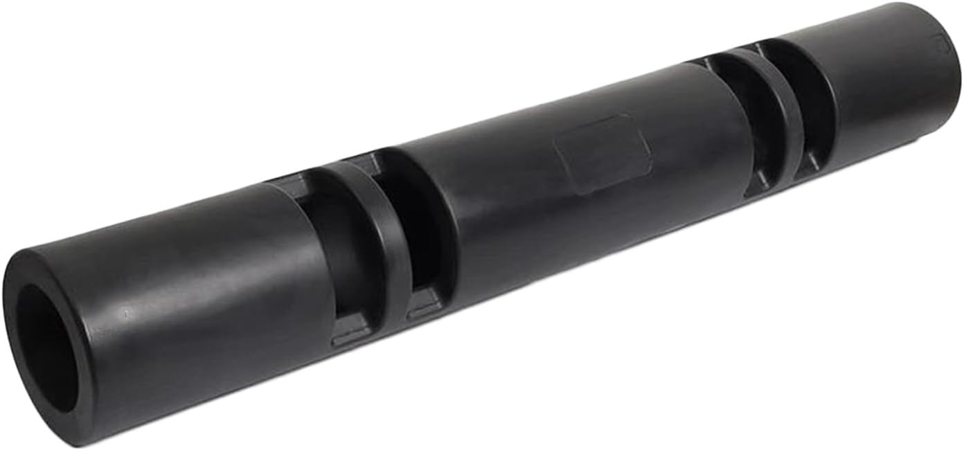 Portable Training Rubber Weight Bar,with Prevent Skidding Handles,for Strength Training Home Gym