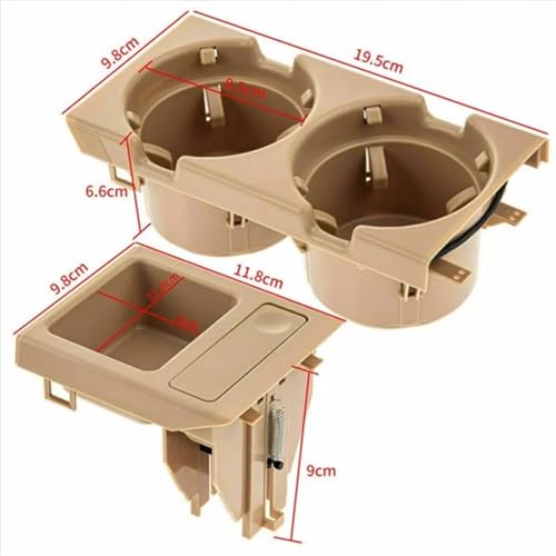 Insert de Console Centrale E46 Porte-Gobelet Vide-Poches 51168217955 M3 - 6