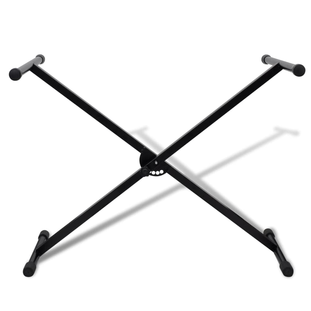 Verstellbares Keyboardständer und Hocker Set aus Stahl, klappbar, gepolstert, höhenverstellbar für Musiker, Bühne, Studio, Konzert, Orchester, ergonomisch und stabil