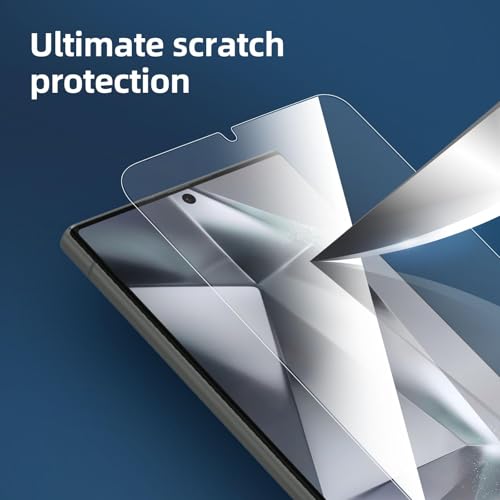 Image of NEW'C 3 Pack Designed for Samsung Galaxy S24 Ultra Screen Protecto, (No for S24 /S24 Plus), Tempered Glass, Case Friendly Scratch-proof, Bubble Free, Ultra Resistant