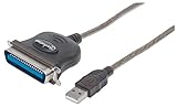 Konvertiert USB Signale zur Nutzung mit IEEE 1284 Geräten - unterstützt Übertragungsraten bis 12 Mbit/s