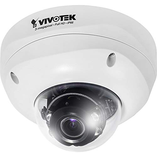 Caméra IP Vivotek FD8371EV PoE 3 Mpix blanc pour surveillance dôme