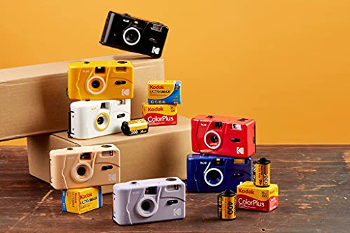 Kodak M38 35mm Film Camera - Focus Free, Powerful Built-in Flash, Easy to Use (Grapefruit) - Thumbnail 7
