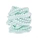 Yalulu 10 Yards Mini Pom Pom Trim Ball Fringe Ribbon Tassel DIY Sewing Accessory Lace for Home Party Decoration,1cm Width (Light Blue)