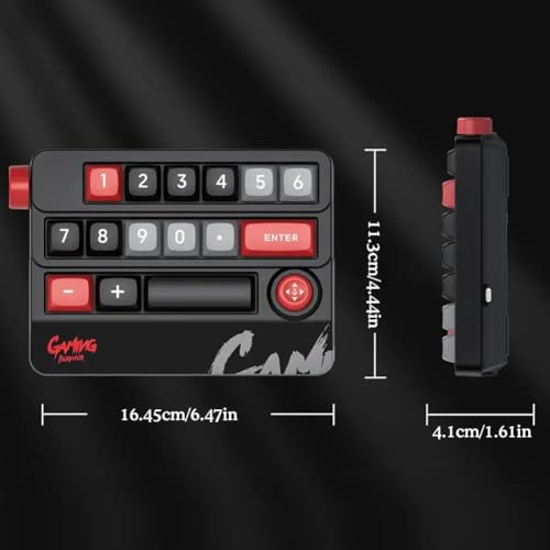 Spaseeba MINI KEYBOARD-1 Rocker Knob Programmable Macro Custom Keyboard Rgb 17 Key Mini Button Numeric Gaming Keypad Mechanical Macropad Numpad thumb #8
