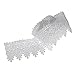 HOUSWEETY 5Yards 8cm White Lace Edge Trim 3-1/8" wide