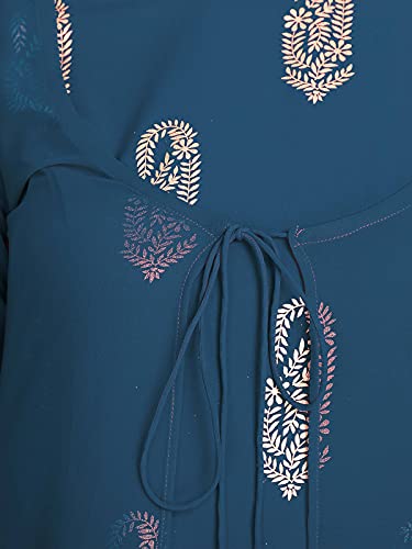 Image of Women's Skinny Kurta (EDT5078 Turquoise XXL)