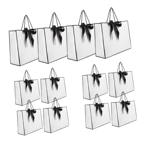 Bolsas de papel con lazo SHINEOFI de gran capacidad que evitan roturas en fiestas y compras