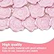 EIHI 20 Pièces Rose Cachet de Cire, Sceau Cire, Cachet de Cire Autocollant, Sceaux de Cire Autocollants en Forme de Cœur, pour Sceller Cartes D’Enveloppes Emballage Cadeau Scrapbooking (A)