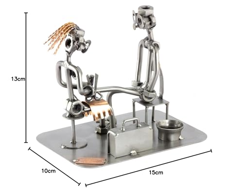 Figurine en métal pédicure Steelman24 déco de cabinet originale - 4