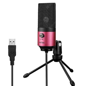 MICROFONE CONDENSADOR FIFINE ROSA K669 USB