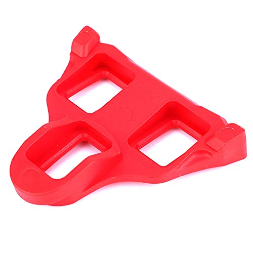 Vgeby Bicycle Pedal Cleat, 1 Pair Road Mountain Bike Shoes Cleats Pedal Locking Plate Set Bicycle Accessories For Indoor Cycling & Spd Road Bikes Bicycle Cleat Set (Red) Bicycle And Spare Supplies #TOP7