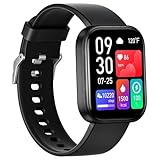 Bouncefit M I D116 Fitness Band Smart Watch for Men, Women, Boys, Girls, Kids – Single Touch Interface, Water Resistant, Workout Modes,Quick Charge Sports Smartwatch – Black I