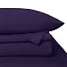 BALTIC LINEN COMPANY Cotton Jersey Sheet Set, Twin, Purple