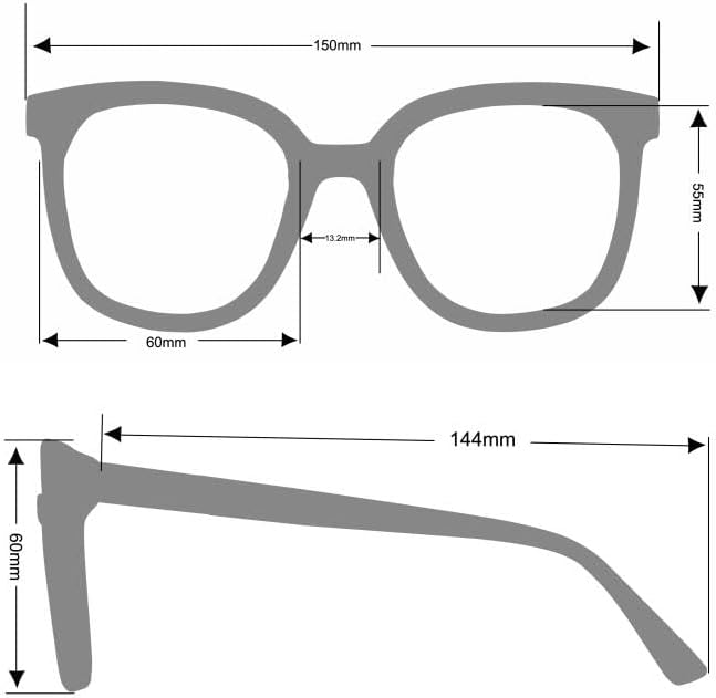 Circus NY by Sam Edelman Womens Cc354 Oversized Pearl Square Sunglasses Square - Flush Lens Black image 5 of 5 B0CGBTNN2S