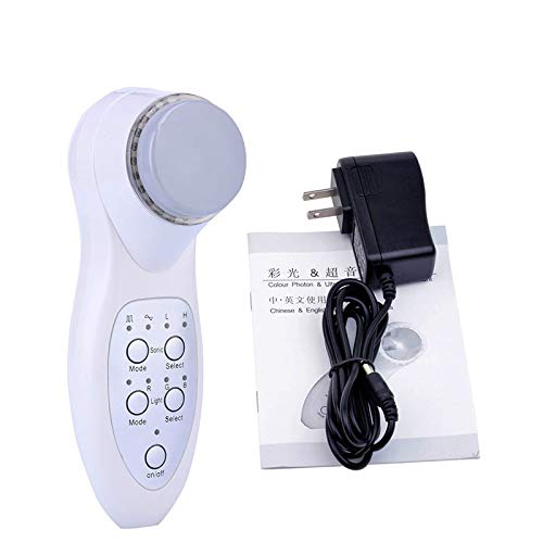 Preisvergleich Produktbild Schönheit Gerät Tragbare Led Ultraschall Ultraschall Gesichts Gesicht Hautpflege Reiniger Faltenentferner Beauty Instrument Massager