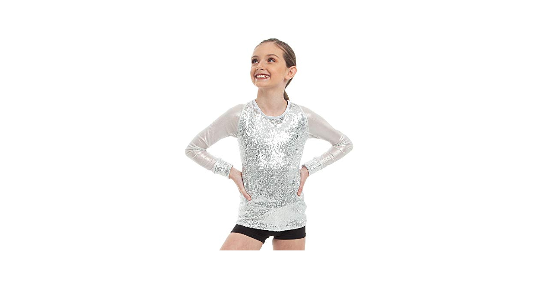 Amazon.com: Alexandra Collection Sequin Baseball Long Sleeve