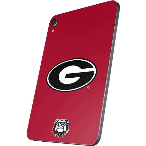 Skinit Decal Tablet Skin Compatible with iPad Mini 7 (2025) - Officially Licensed University of Georgia Logo Red Design