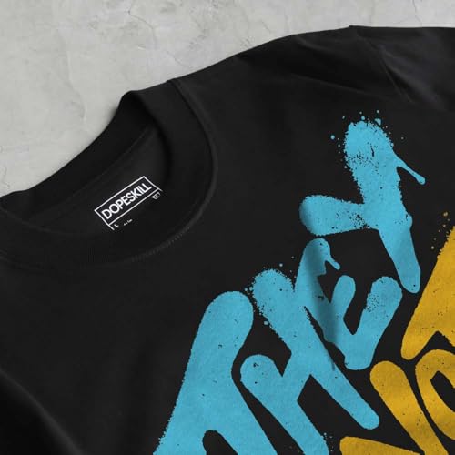 Image of DopeSkill Graphic Tee Streetwear Hip Hop Hypebeast Unisex T-Shirt Sneaker Colour Matching Shirts Inspired Motivation Quotes