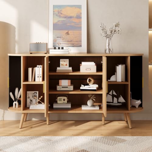 Aparador buffet 150 cm Kredenz para optimizar pasillos estrechos y salones 6