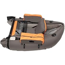 Inflatable Dinghy Boats Fishing Belly Boat with Fish Ruler, Pump & Adjustable Straps Inflatable Float Tube Fishing Float Tube for Angling Inflatable Kayak Set, 286LBS Load Capacity