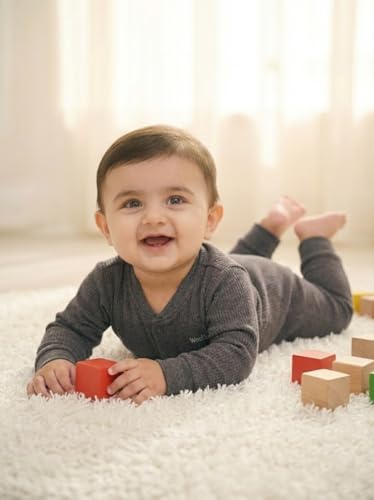 Image of Top and Pyjama Set Thermal for Unisex Baby