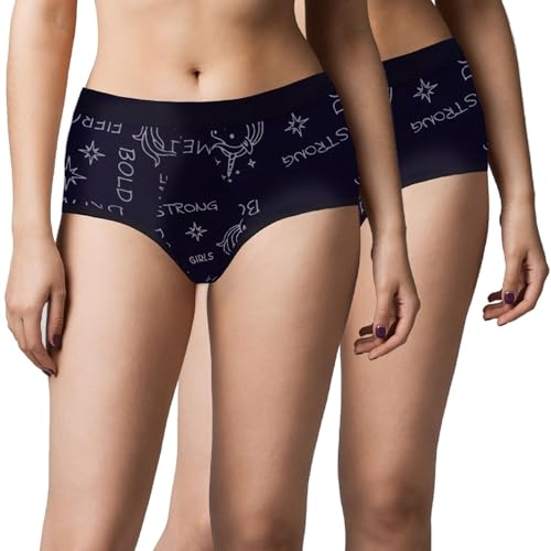 Image of DChica Essentials Cotton Period Panties with Anti Microbial Lining for Women's & Young Ladies, Light to Medium Flow Period Panty Briefs, Leak Proof, Easy to Wash, No Pad Required Menstrual Underwear